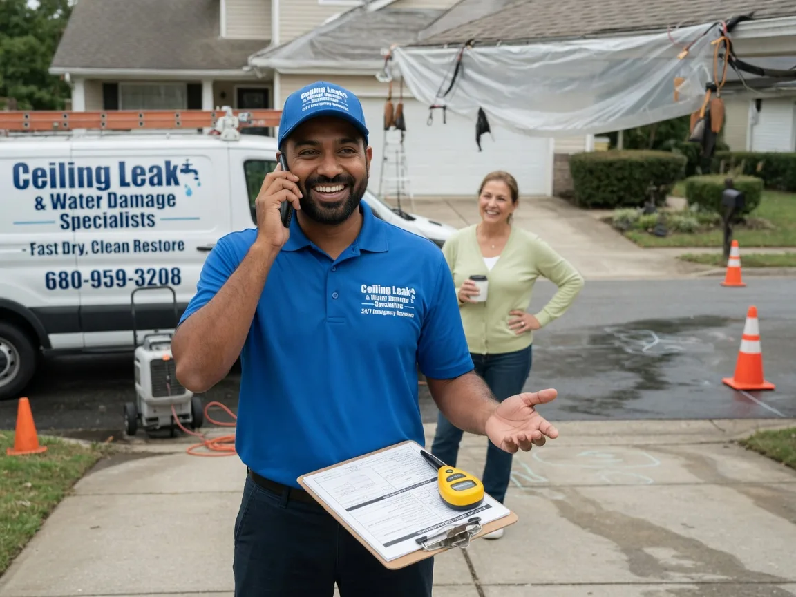 Ceiling Leak Cleanup Sperry, IA FAQs